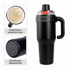 Termoláhev 1,2 l černá GLOX 2032B