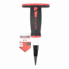 Sekáč ruční špice s ochranou 200mm KREATOR KRTH23904