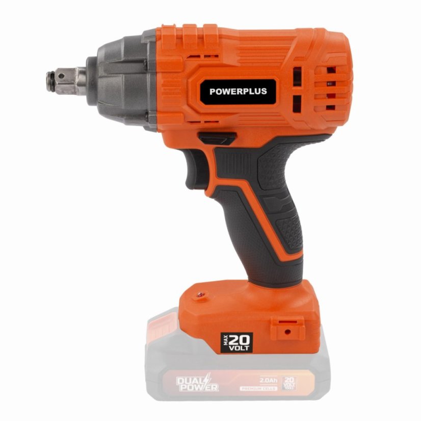 Aku rázový uťahovák 1/2" 20V 180Nm (bez AKU) POWERPLUS POWDPO2100