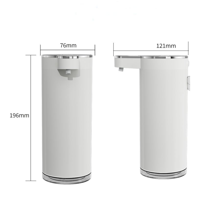 Bezdotykový dávkovač mýdla nerezový bílý GLOX GST01W