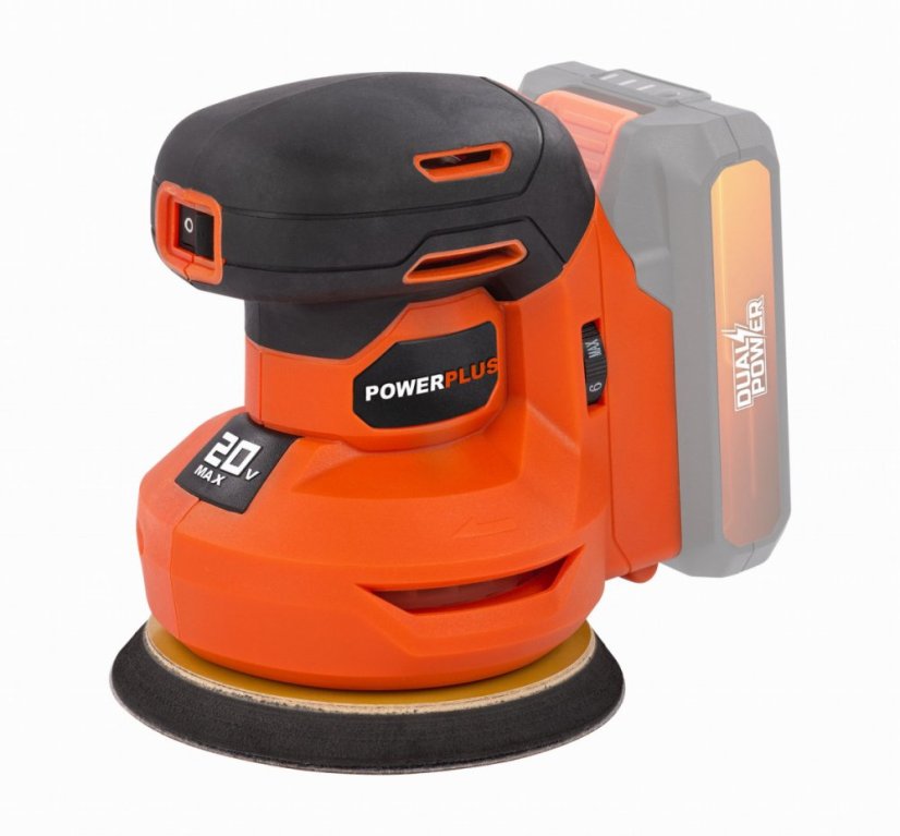 Aku excentrická bruska 20V (bez AKU) POWERPLUS POWDP50400