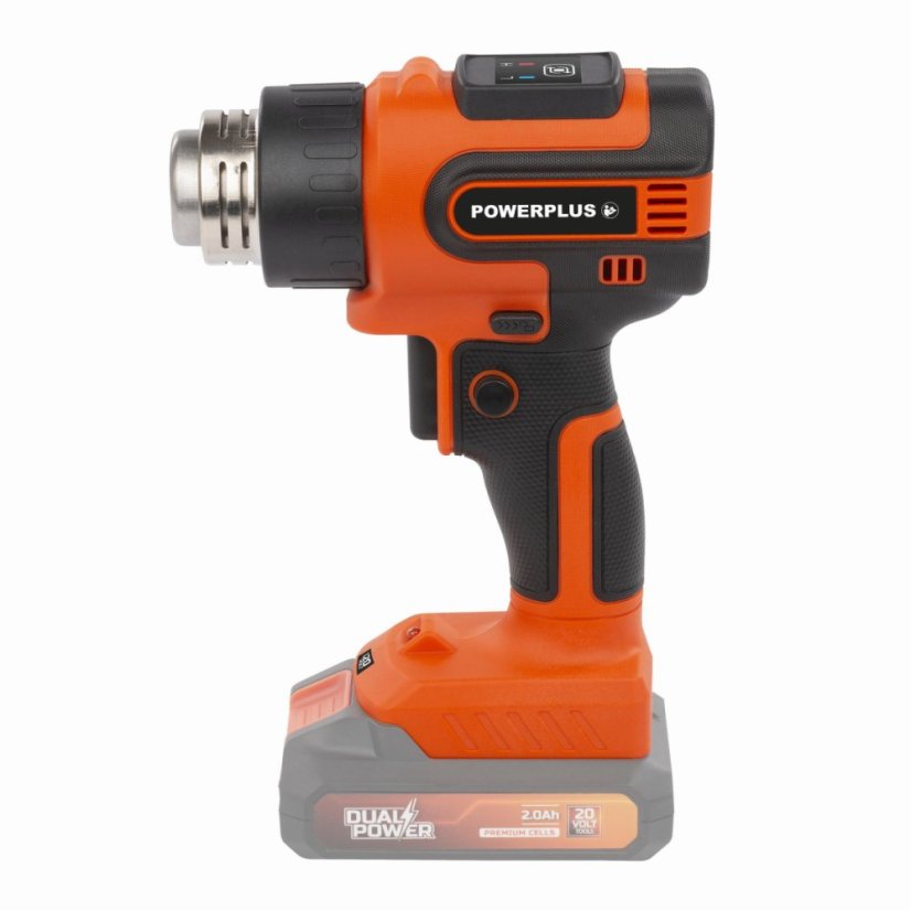 Akumulátorová horkovzdušná pištoľ 20 V (bez AKU) POWERPLUS POWDP7055