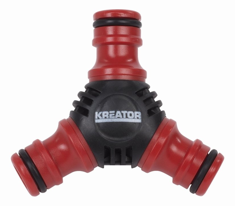 Spojka na tři hadice Y KREATOR KRTGR6015