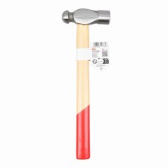 Klempířské kladivo s kulovou hlavou 450g - Dřevěná násada KREATOR KRTH90806
