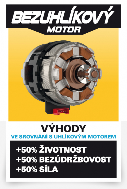 Aku rázový utahovák 1/2" 220Nm 20V POWERPLUS POWXB30050