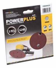 5x brusný disk prům.150 G240 POWERPLUS POWAIR0124