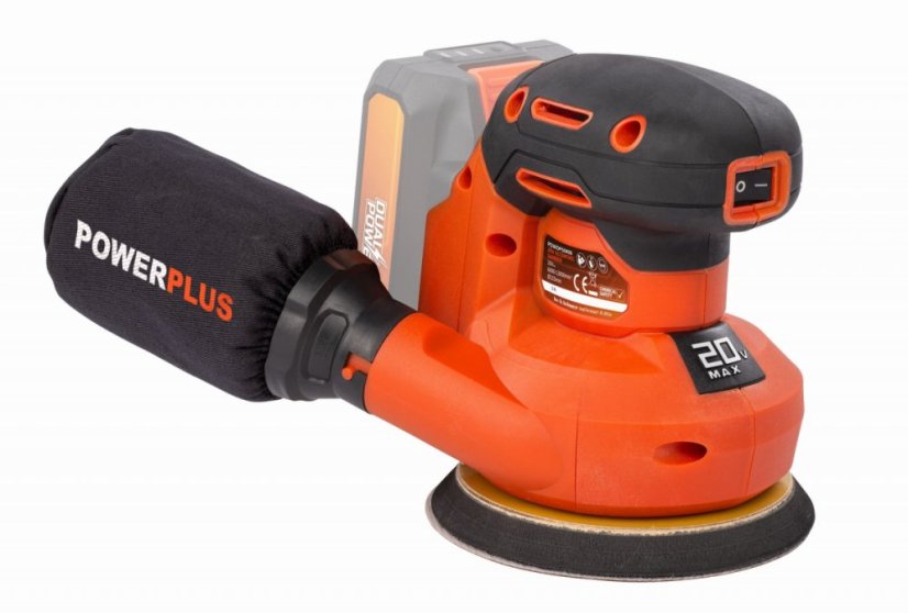 Aku excentrická bruska 20V (bez AKU) POWERPLUS POWDP50400