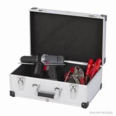 Hliníkový kufr na 60CD stříbrný KREATOR KRT640260S