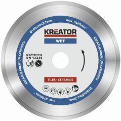 Diamantový kotouč celoobvodový 180mm PREMIUM KREATOR KRT081103