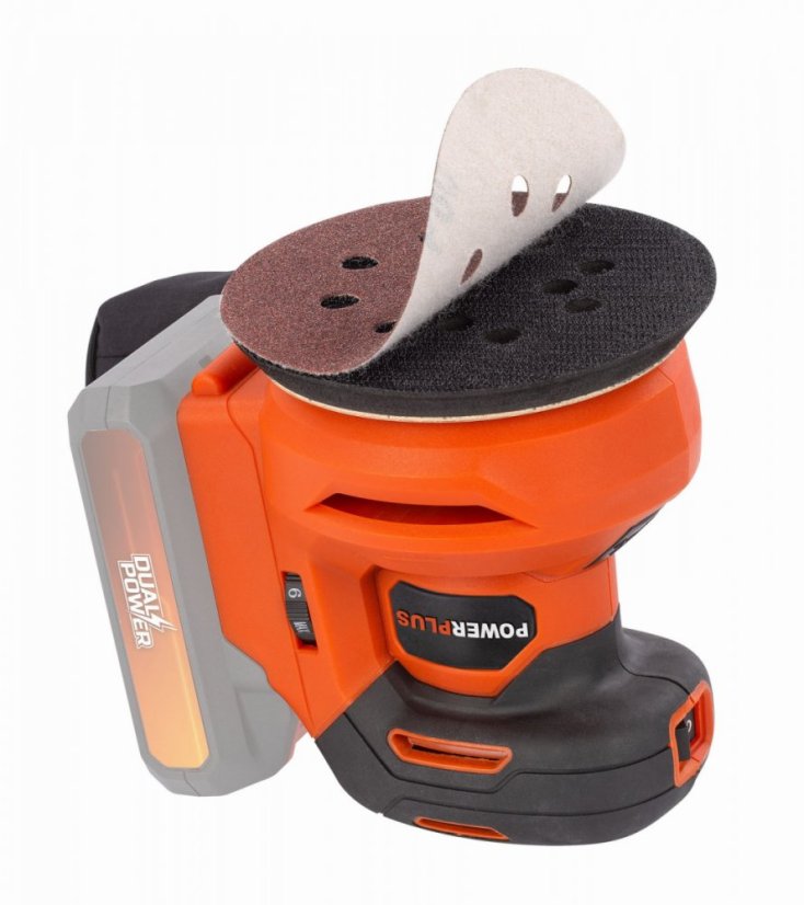 Aku excentrická bruska 20V (bez AKU) POWERPLUS POWDP50400