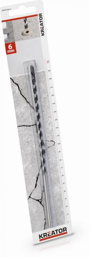 Vrták do betonu 6x200 mm KREATOR KRT010412
