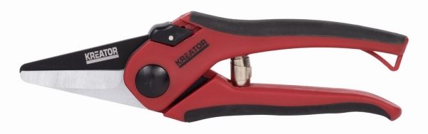 Nůžky zahradnické 205mm přímé KREATOR KRTGR1003