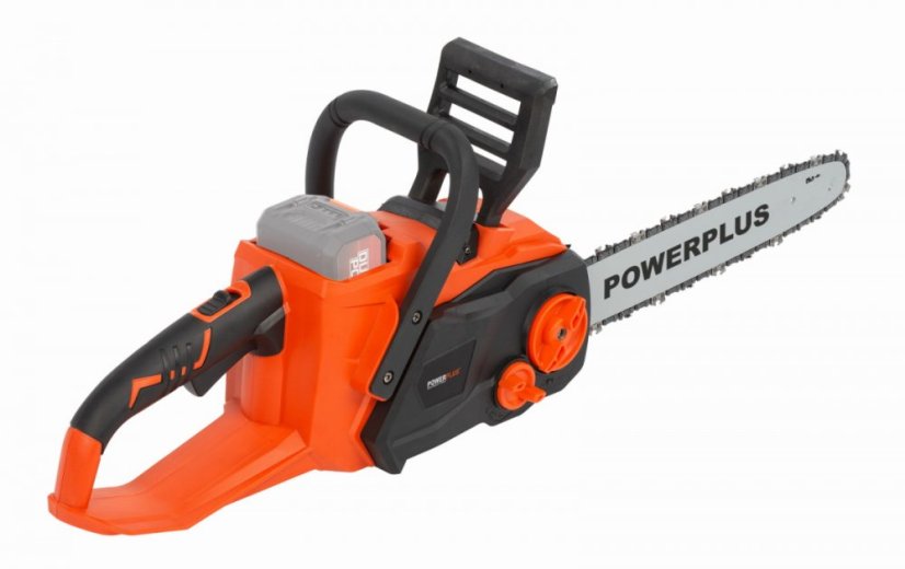 AKU řetězová pila 40V LI-ION 350mm (bez baterie) POWERPLUS POWDPG7576 - Varianty: Nový