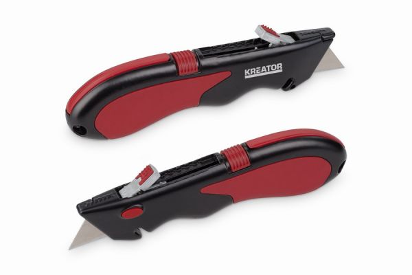 HD automaticky zatahovací pracovní nůž KREATOR KRT000306