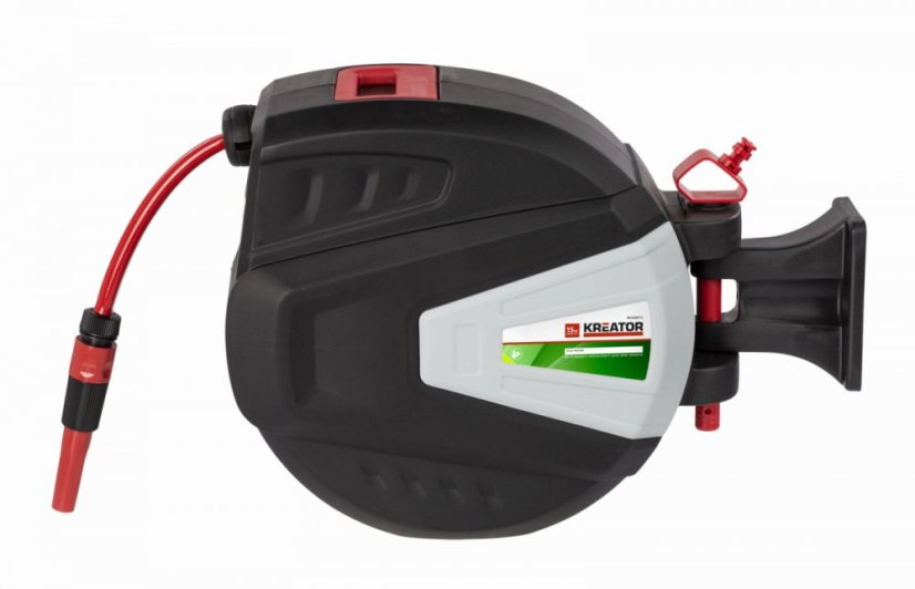 Zahradní hadice s aut. navíjením 15m 1/2"  KREATOR KRTGR6711