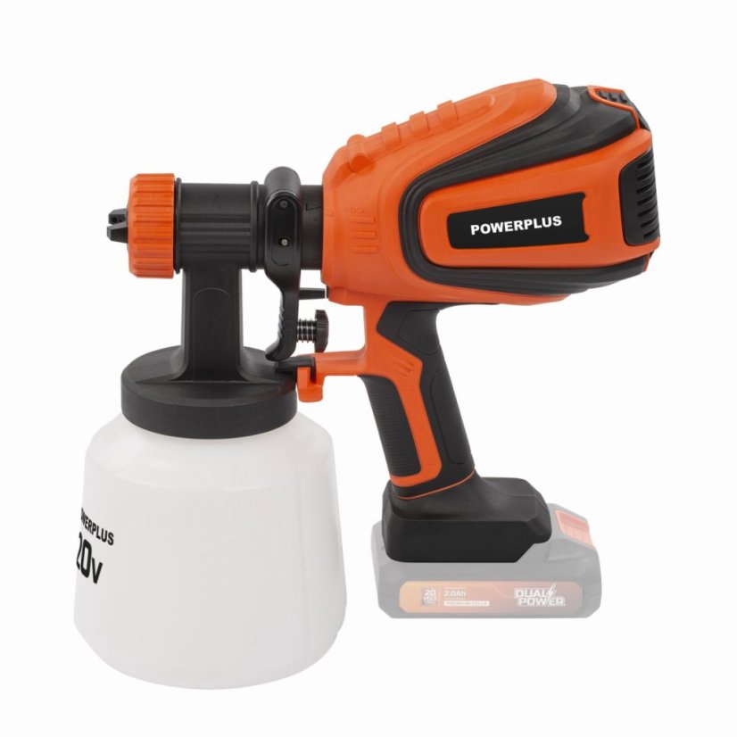 Aku stříkací pistole 20V (bez AKU) POWERPLUS POWDP7058