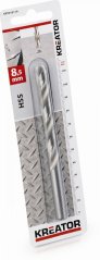HSS vrták do kovu 8,5x117 mm KREATOR KRT010119