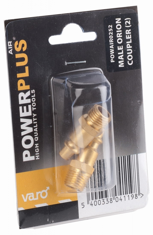Orion spojka - samec 2ks POWERPLUS POWAIR0252