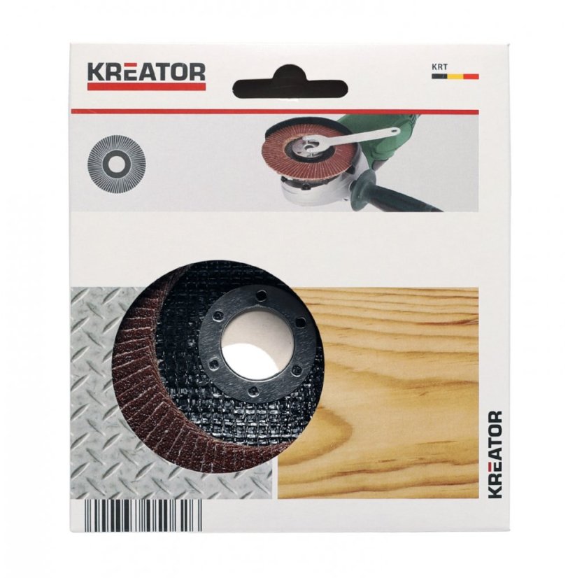 Lamelový brusný kotouč 125mm G60 KREATOR KRT255504