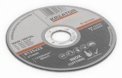 Řezný kotouč Nerez/Ocel 125 x 1,2mm 4 plus 2 (6ks) KREATOR KRT070420