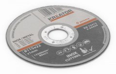 Řezný kotouč Nerez/Ocel 115 x 1,2mm 4 plus 2 (6ks) KREATOR KRT070410
