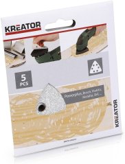 5x Brusný papír 3 x 90 na barvu - G120 KREATOR KRT210057