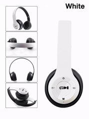 Bezdrátová sluchátka P47 - Bílá P47W