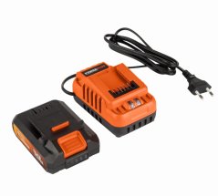 Nabíječka 20V/40V 2.0A  plus  Baterie 20V LI-ION 3,0Ah POWERPLUS POWDP90630