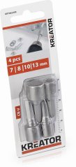 4 ks Nástrčných klíčů 7, 8, 10, 13 mm KREATOR KRT062400