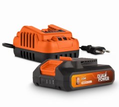 Nabíječka 20V/40V 2.0A  plus  Baterie 20V LI-ION 2,0Ah POWERPLUS POWDP90620