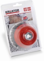Brusný ocelový kartáč M14 - 100mm KREATOR KRT150201