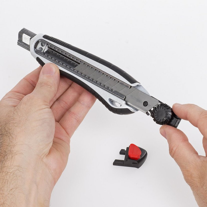 Hliníkový odlamovací nůž 18 mm KREATOR KRTH00204