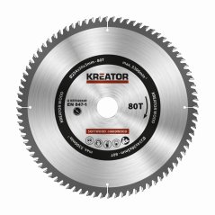 Pilový kotouč na dřevo 254mm, 80T KREATOR KRT020429
