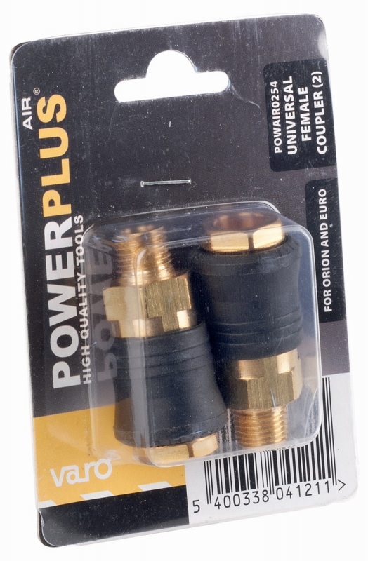 Universalní spojka - samice 2ks POWERPLUS POWAIR0254