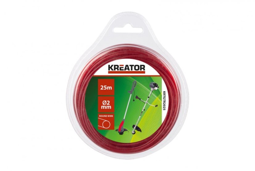 Struna kulatá 2 mm x 25 m KREATOR KRTGTR2025