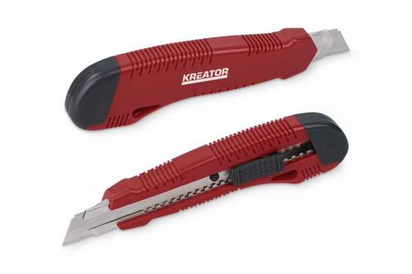 Odlamovací nůž 18 mm long KREATOR KRT000204
