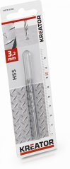 HSS vrták do kovu 3,2x65 mm KREATOR KRT010106