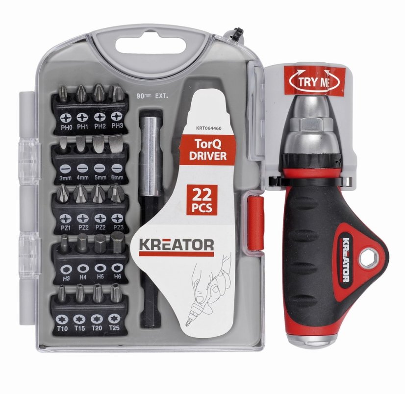 Sada bitov 22 ks PZ/PH/SL/HX/TX KREATOR KRT064460