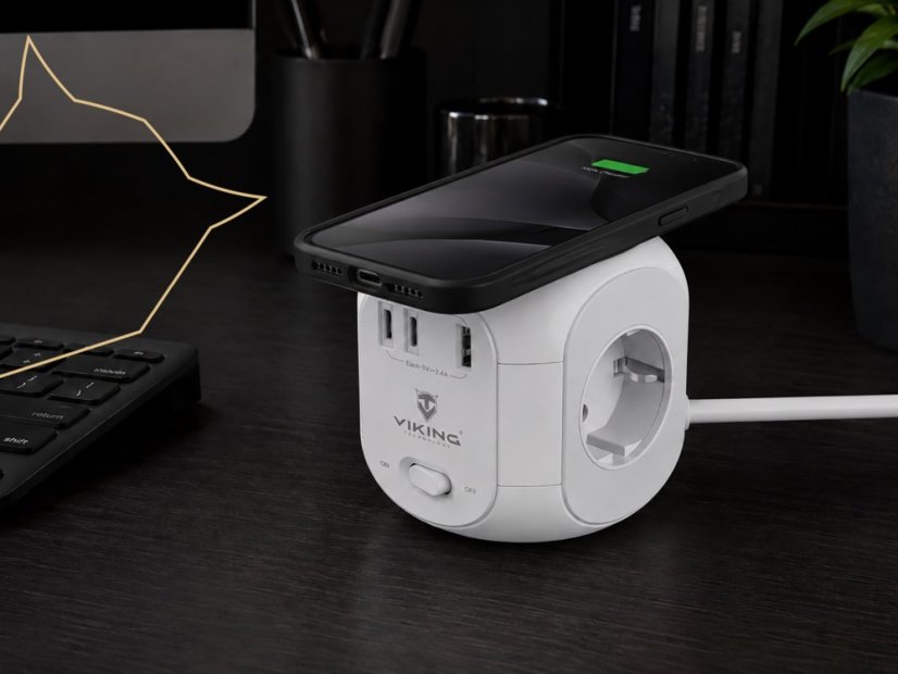 Síťový adaptér Viking AC Cube W33