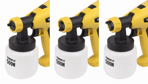 Stříkací pistole 500W POWERPLUS POWX354