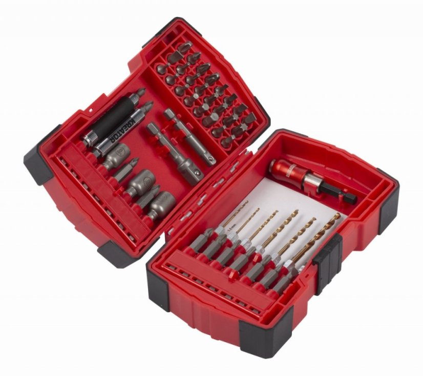 Sada bitů a vrtáků 50ks KREATOR KRT064912