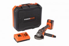 Aku úhlová bruska 20V 115mm SET POWERPLUS POWDP35150