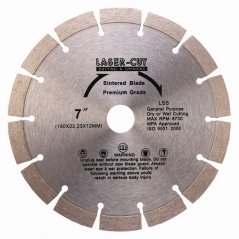 Diamantový kotouč segmentový 180 x 22,23 x 12mm LSS LASER-CUT L00109