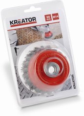 Brusný copánkový kartáč M14-90mm KREATOR KRT150204