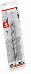 HSS vrták do kovu 6x93 mm KREATOR KRT010114