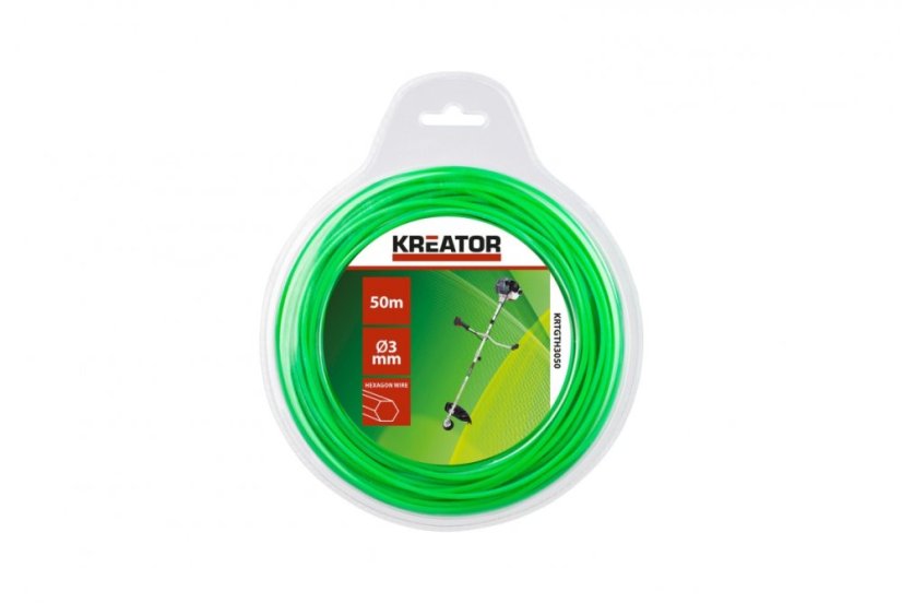 Struna HEX 3 mm x 50 m KREATOR KRTGTH3050