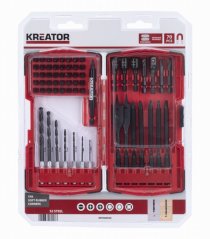 Sada bitů, hlavic a vrtáků 70ks KREATOR KRT064920