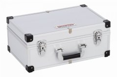 Hliníkový kufor na 60CD strieborný KREATOR KRT640260S