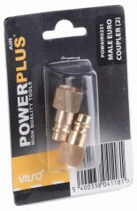 Euro spojka - samec 2ks POWERPLUS POWAIR0251