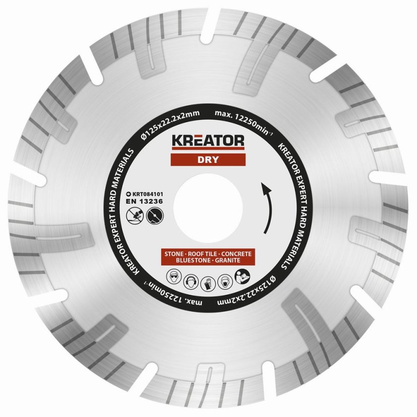 Diamantový kotouč segmentový 125mm EXPERT KREATOR KRT084101